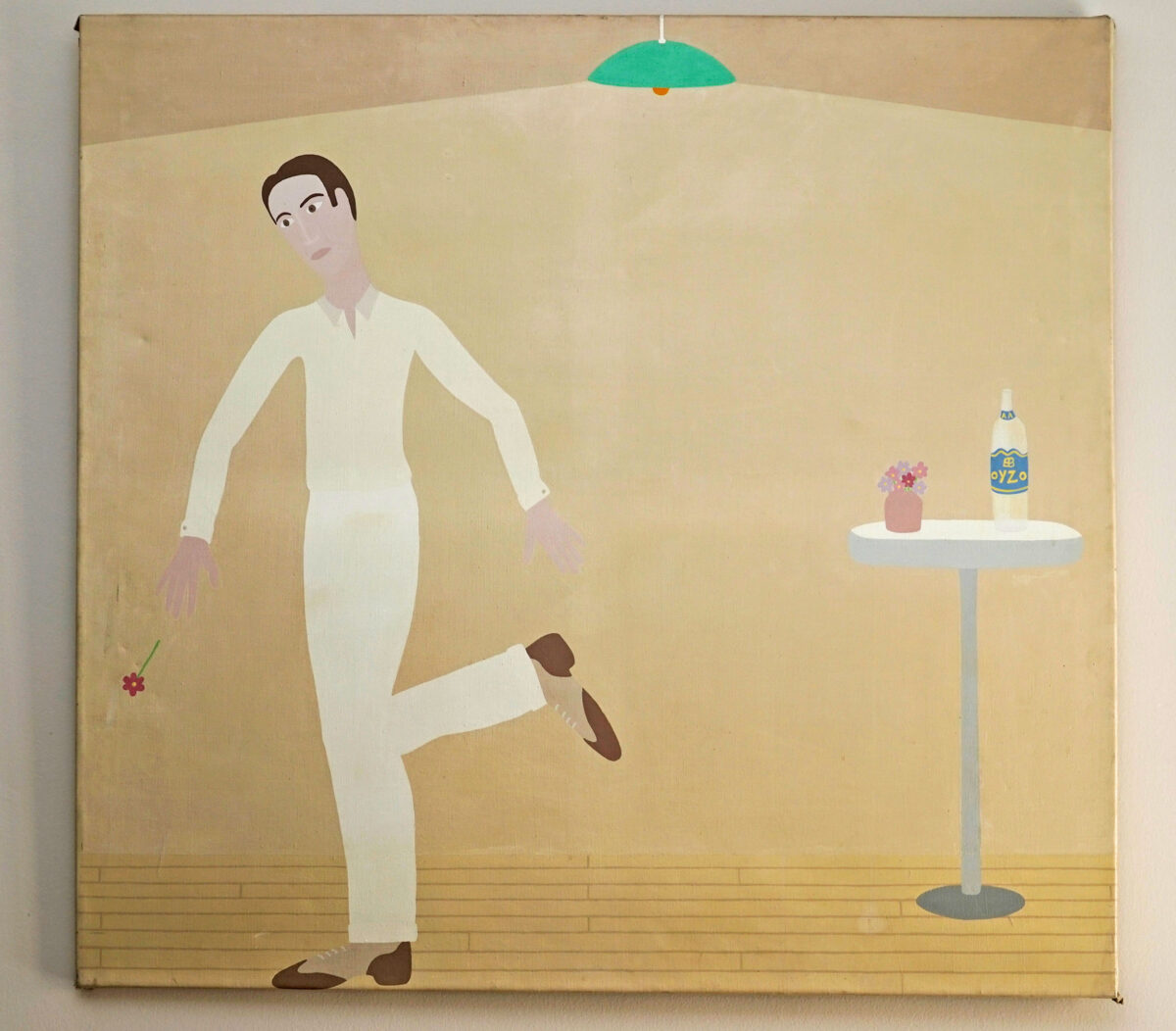 Charles Howard, «Ο χορευτής», ακρυλικά σε καμβά, 102x108 εκ. (φωτ.: Μενέλαος Μυρίλλας).