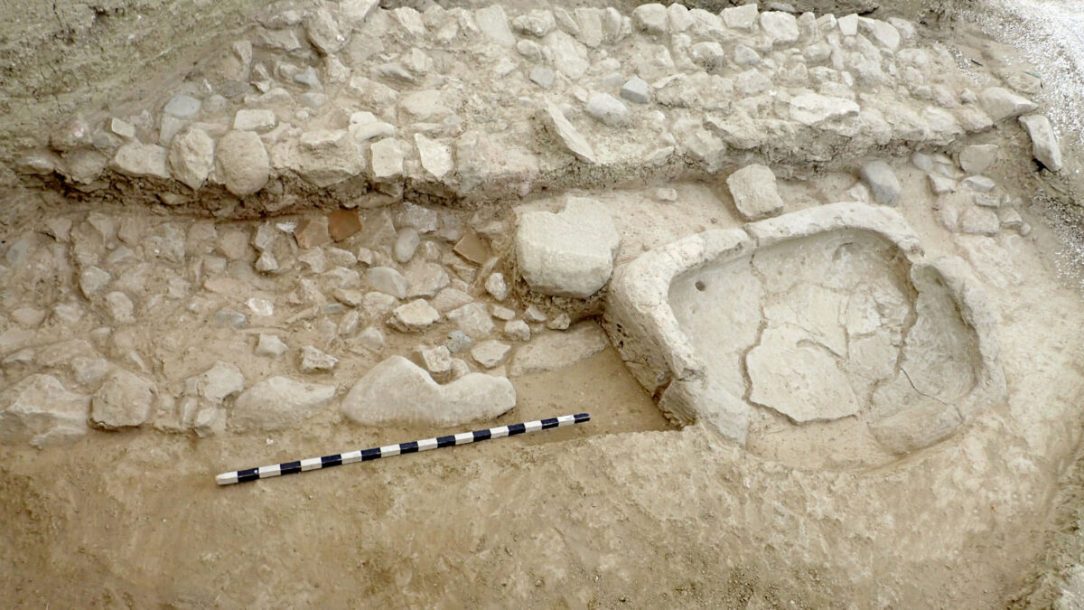 Από την ανασκαφή στη θέση Άγιος Σωζόμενος-Τζίρπουλος (φωτ.: Τμήμα Αρχαιοτήτων Κύπρου).