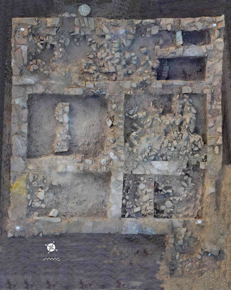 Άποψη του χώρου της ανασκαφής (φωτ.: Υπουργείο Αρχαιοτήτων της Αιγύπτου).