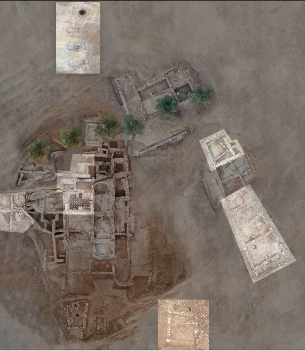 Εικ. 1. Ανασκαφή Αρχαίας Τενέας. Αεροφωτογραφία των ανεσκαμμένων χώρων. Φωτ.: ΥΠΠΟΑ.