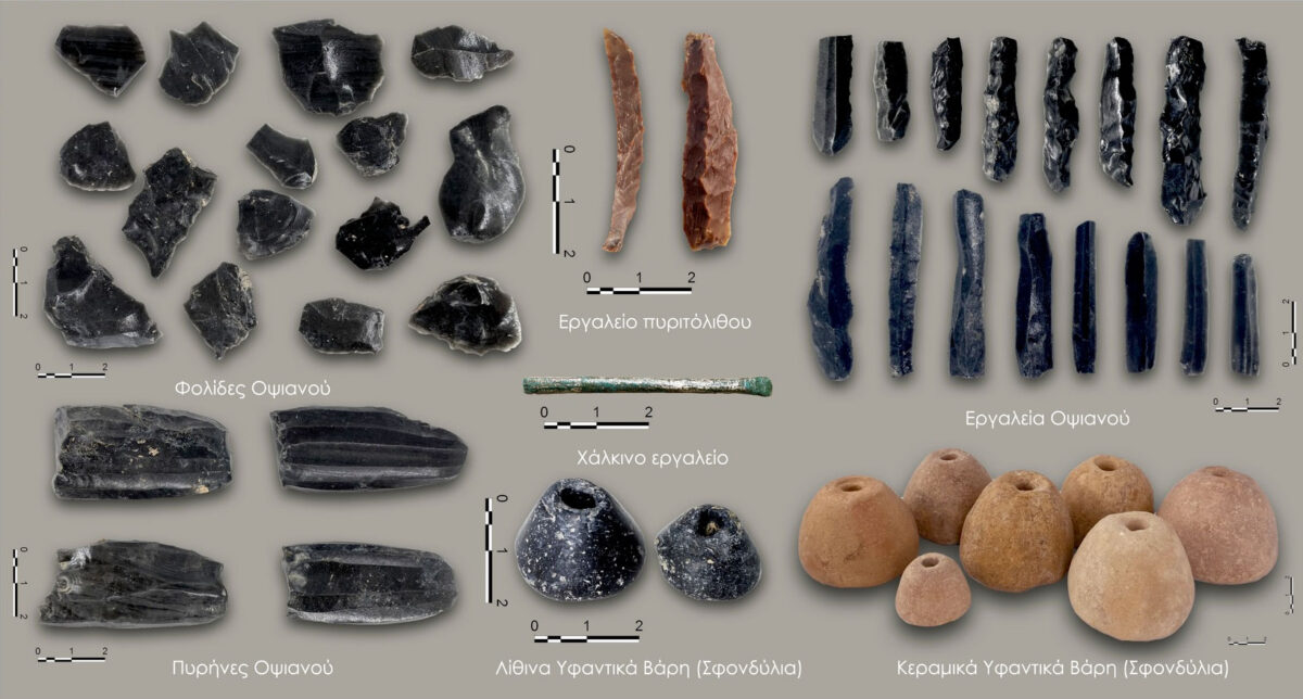 Εικ. 11. Ευρήματα από την ανασκαφή της Αρχαίας Τενέας. Φωτ.: ΥΠΠΟΑ.