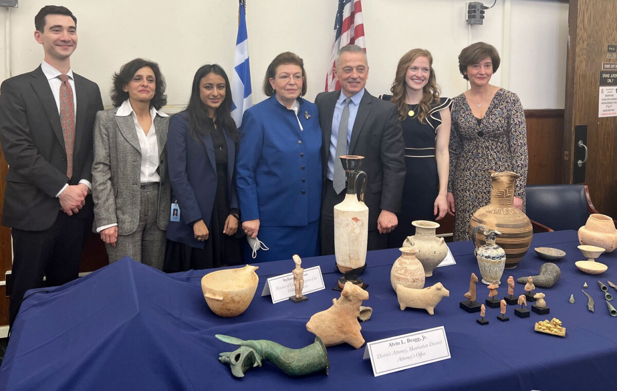 Από την τελετή παράδοσης (φωτ.: ΥΠΠΟΑ).