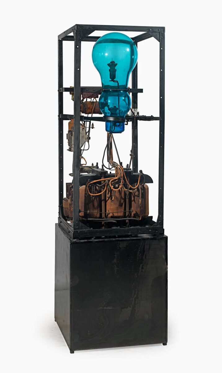 Takis, «Télélumière», 1960, Εθνική Πινακοθήκη-Μουσείο Αλεξάνδρου Σούτσου / Κληροδότημα Μαρίας Δημητριάδη.