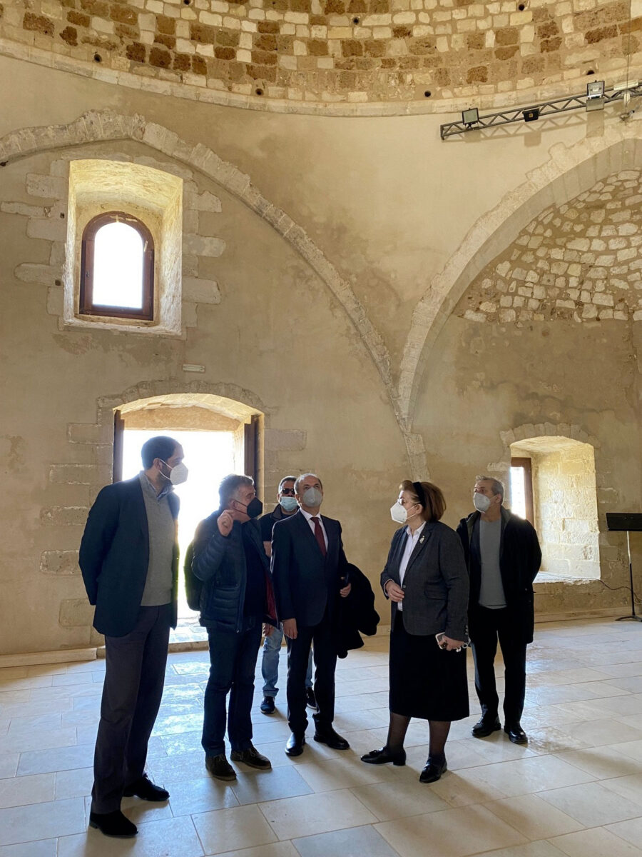 Στο κτήριο του Θόλου στη Φορτέτζα (φωτ.: ΥΠΠΟΑ).