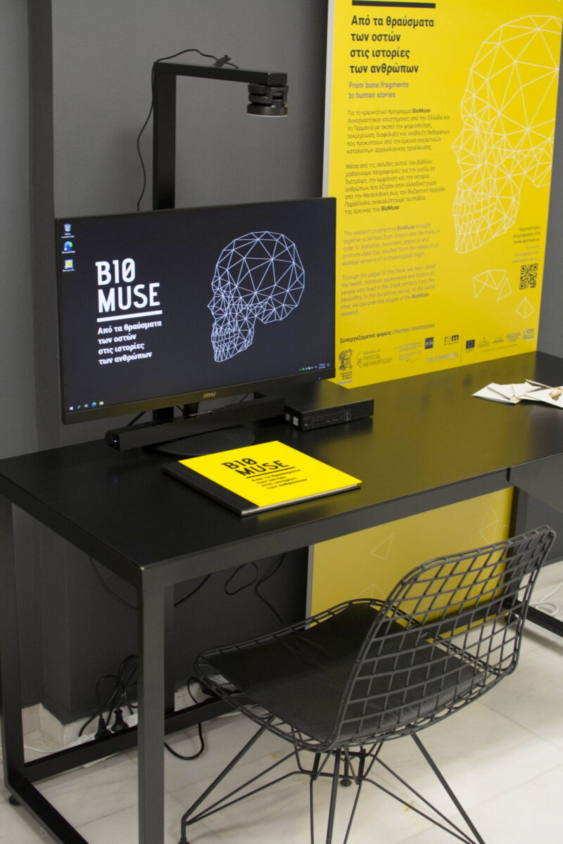 Άποψη της έκθεσης (πηγή εικόνας: Αρχαιολογικό Μουσείο Θεσσαλονίκης).