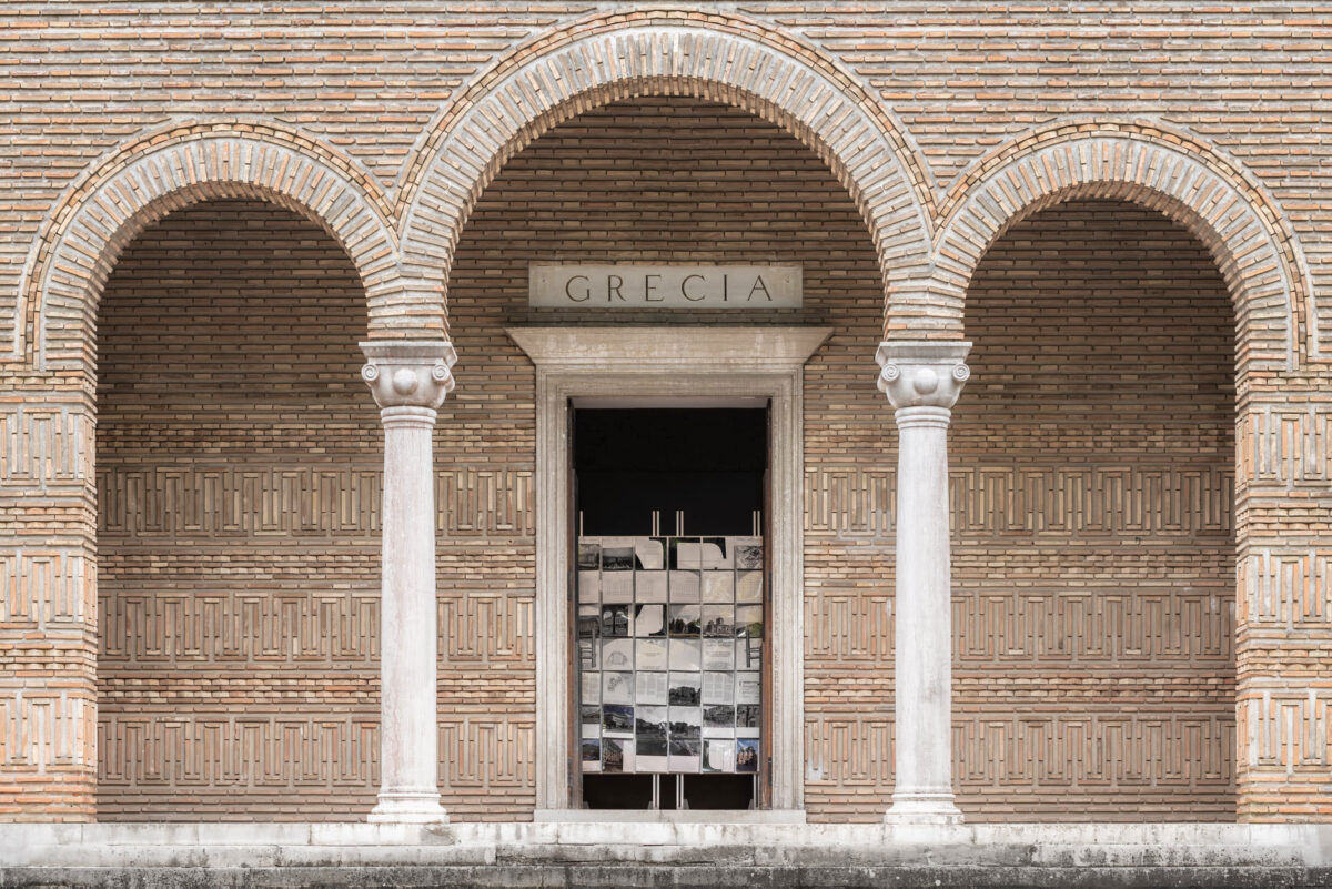 Tο Ελληνικό Περίπτερο στην Μπιενάλε Αρχιτεκτονικής της Βενετίας το 2021 (φωτ.: Ugo Carmeni).