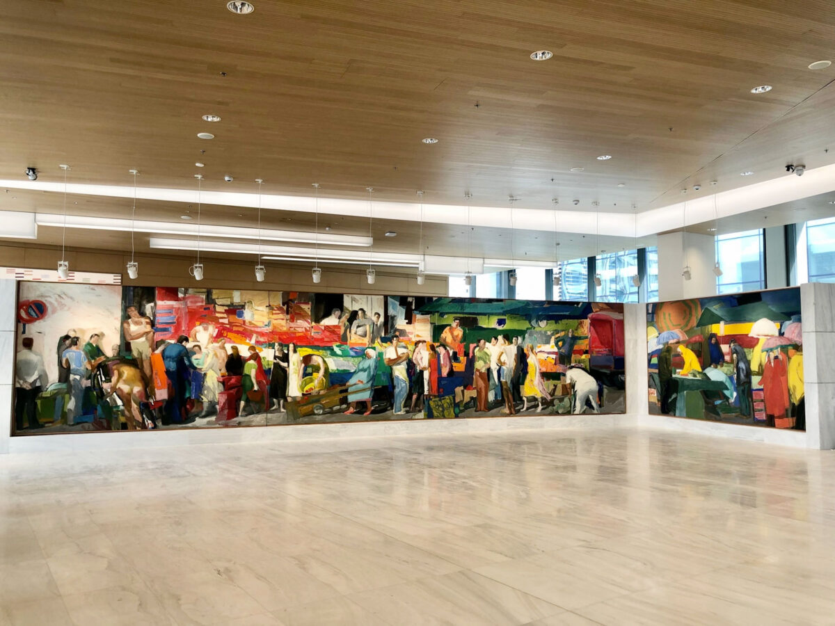 Ο χώρος εισόδου της Εθνικής Πινακοθήκης (φωτ.: ΥΠΠΟΑ).