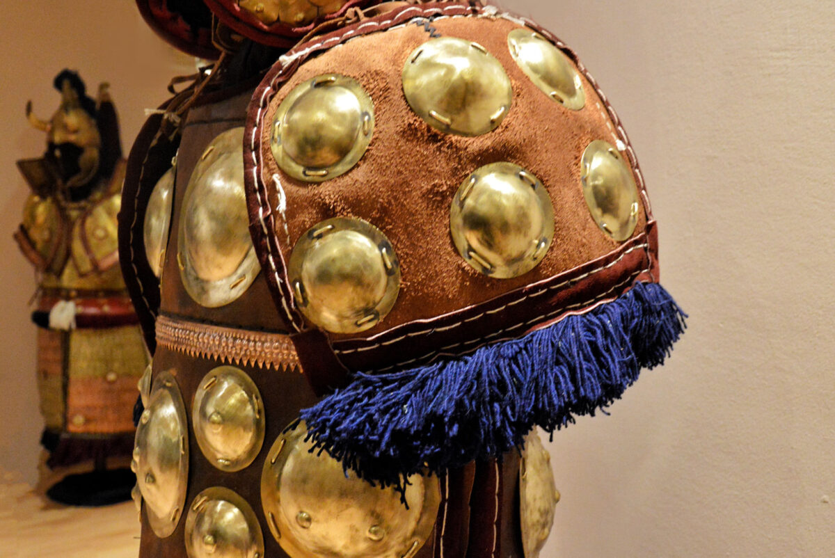 Μυκηναϊκός λινοθώρακας του Μενελάου. Από την έκθεση «Πανοπλίες - Η τέχνη του οπλισμού στην Αρχαία Ελλάδα» στο Μουσείο Κοτσανά.