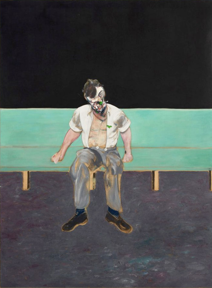 Φράνσις Μπέικον, «Study for Portrait of Lucian Freud», 1964 (πηγή εικόνας: Sotheby's).