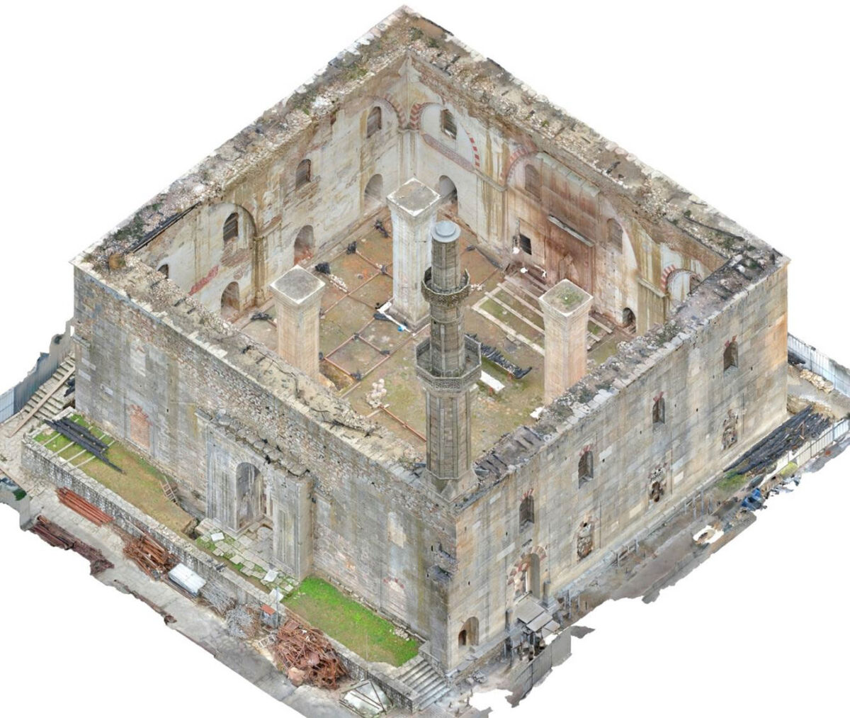 Κάτοψη του Τεμένους Βαγιαζήτ (φωτ.: ΥΠΠΟΑ).