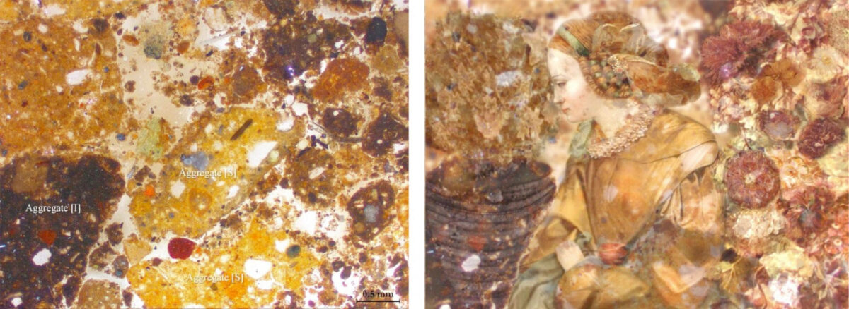 Αναγεννησιακή γυναίκα. Από την έκθεση «Μετασχηματίζοντας το αόρατο: από την αρχαιολογική φωτομικρογραφία στην ψηφιακή ζωγραφική» στο Αρχαιολογικό Μουσείο Θεσσαλονίκης.