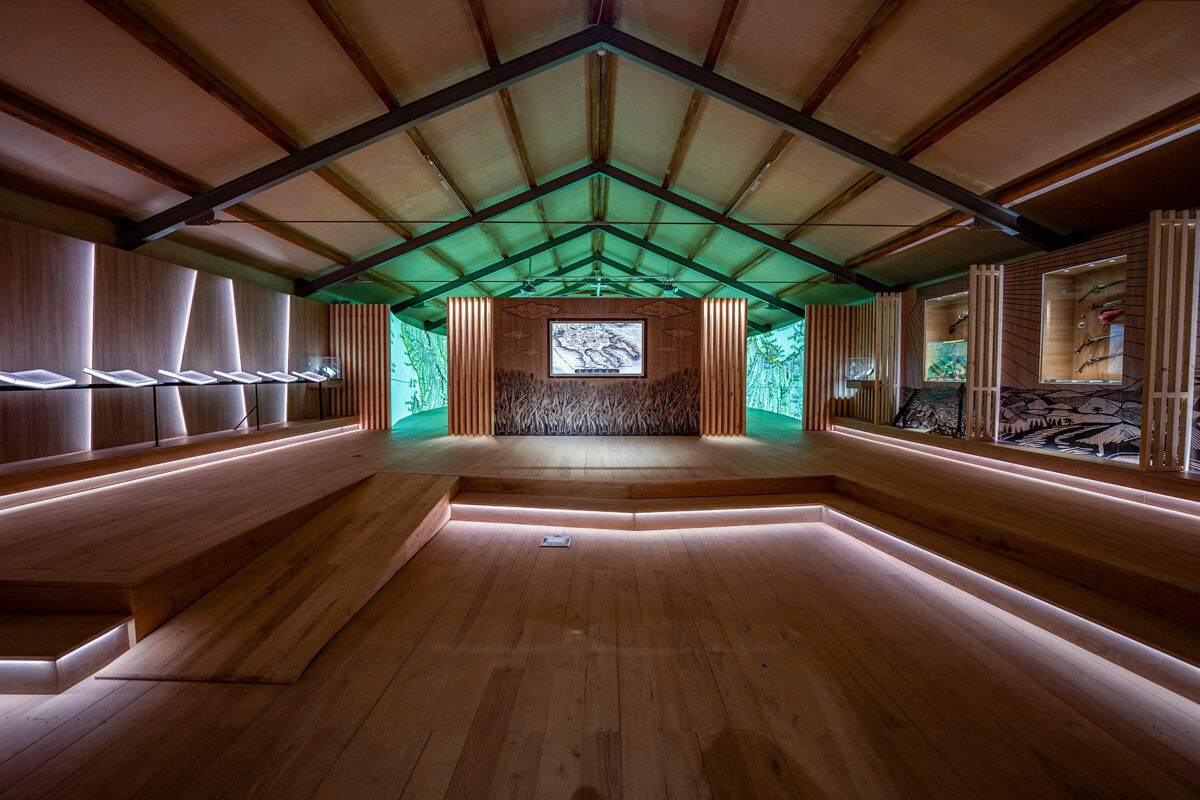 Άποψη της έκθεσης (φωτ.: Εφορεία Αρχαιοτήτων Χαλκιδικής και Αγίου Όρους).