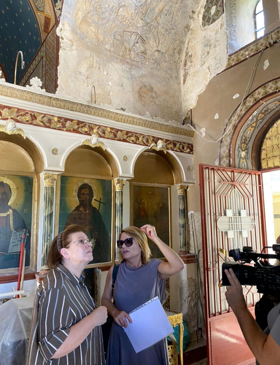 Αυτοψία στη Μονή Ελληνικών (φωτ.: ΥΠΠΟΑ).