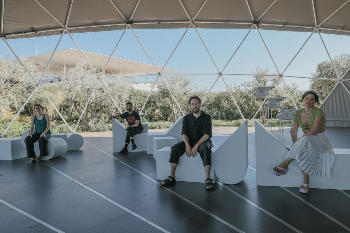 Ελένη Παπαναστασίου, Πάνος Προφήτης, Πέτρος Μώρης και Βαλίνια Σβορώνου. Φωτ.: ΚΠΙΣΝ - Μαρίζα Καψαμπέλη.