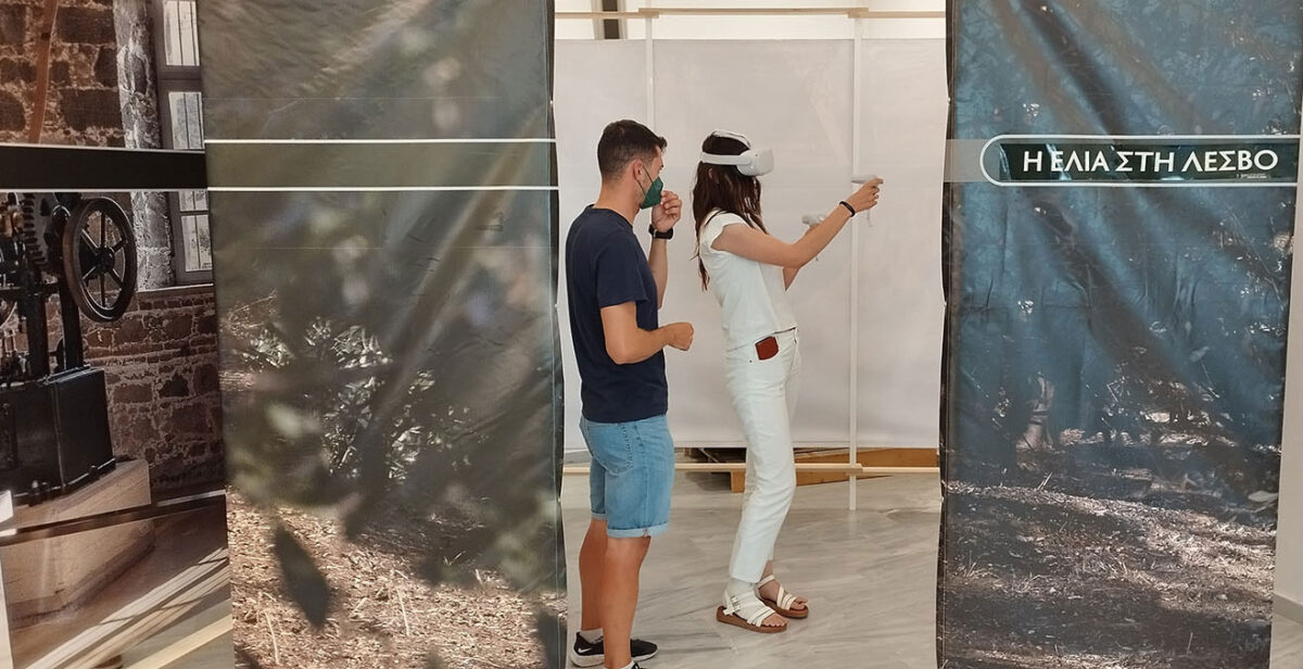 Από την έκθεση στο Μουσείο Φυσικής Ιστορίας Απολιθωμένου Δάσους Λέσβου.