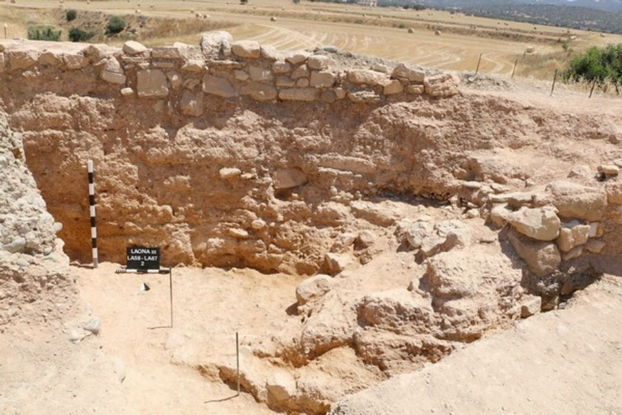 Εικ. 13. Η βόρεια (τρίτη) κλίμακα, με πλατύσκαλο στο ψηλότερο τμήμα του οχυρού. Πηγή εικόνας: Τμήμα Αρχαιοτήτων Κύπρου.