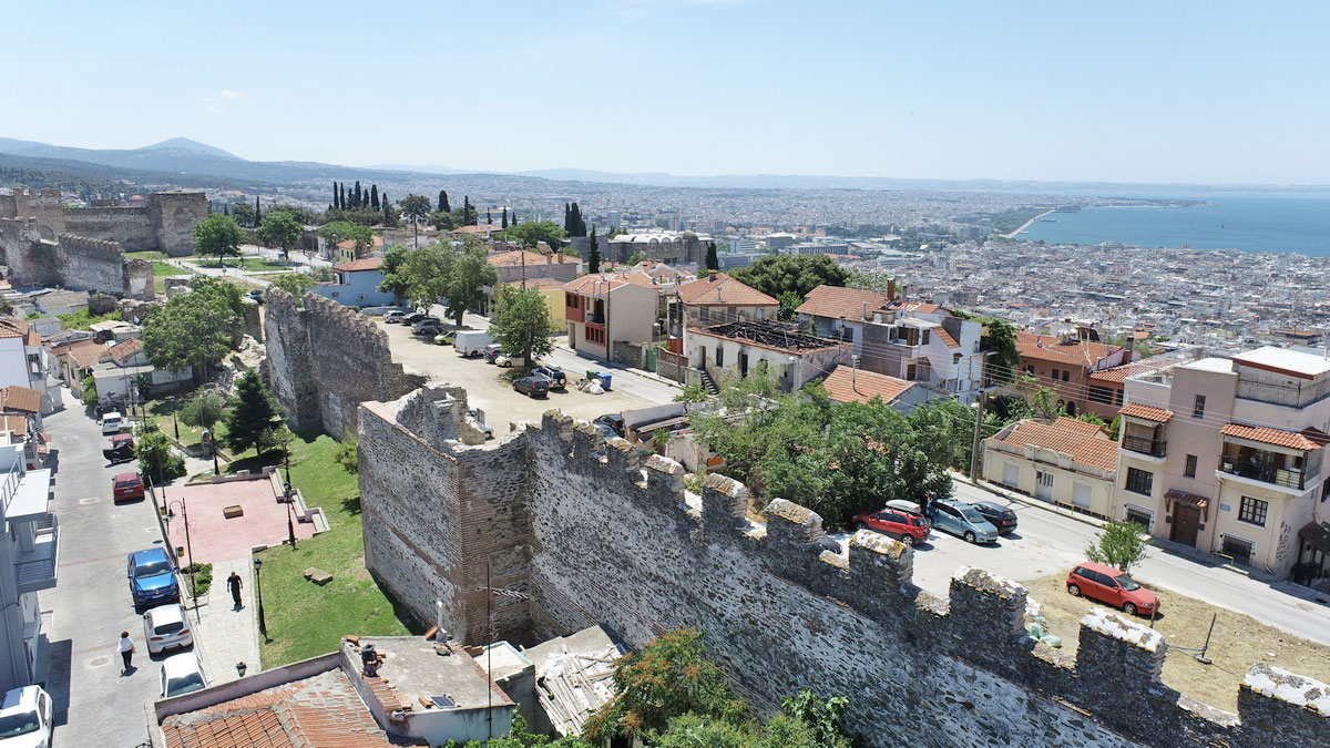 Τα Τείχη της Θεσσαλονίκης (φωτ.: ΥΠΠΟΑ).