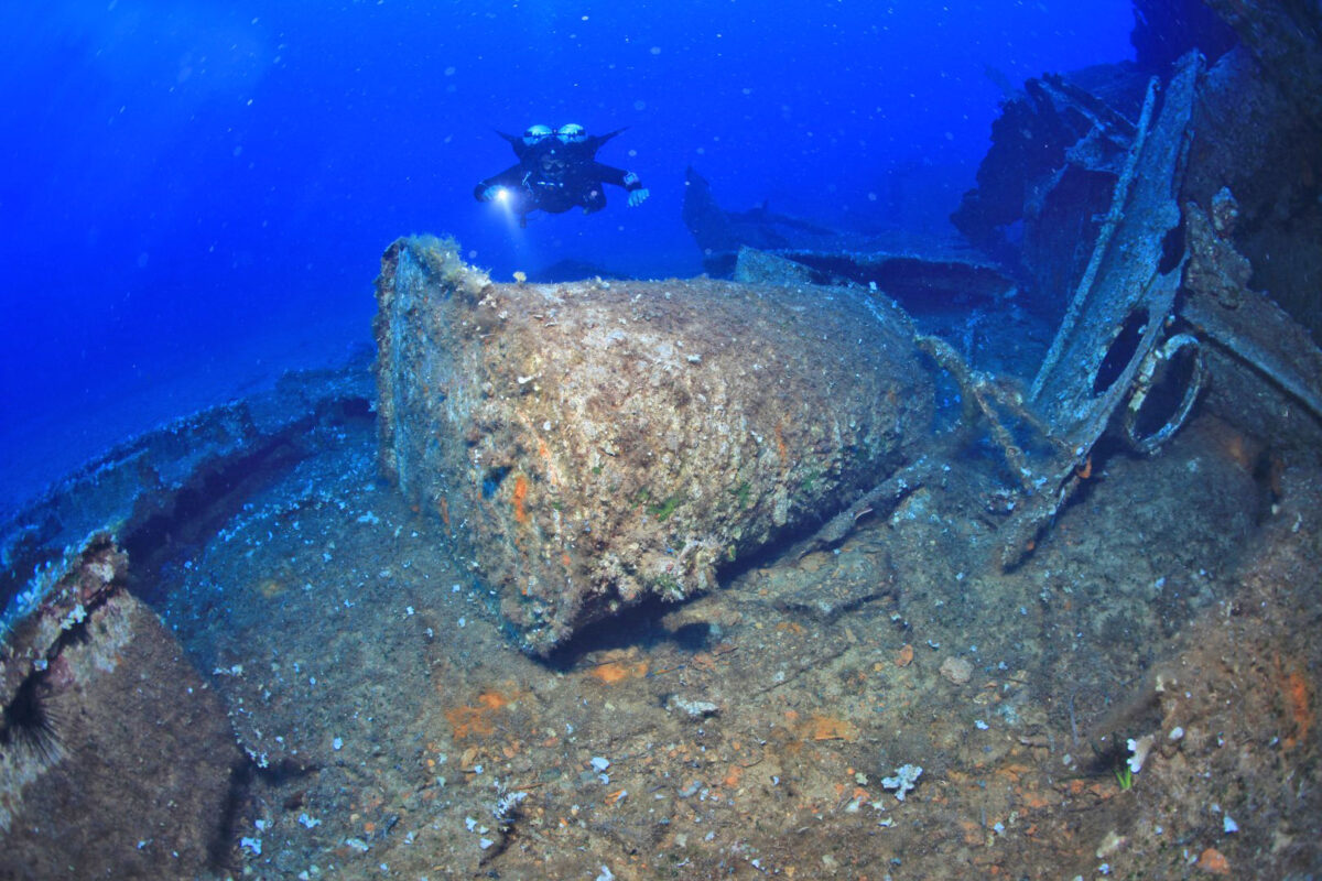 Ένας από τους λέβητες. Πηγή εικόνας: Αρχείο Κώστα Θωκταρίδη.
