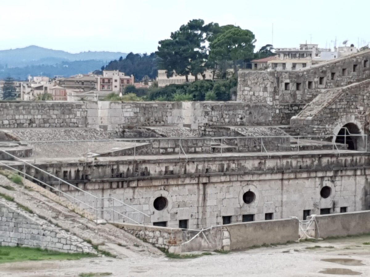 Στο Παλαιό Φρούριο της Κέρκυρας (πηγή εικόνας: ΑΠΕ-ΜΠΕ).
