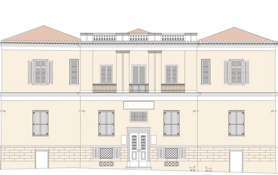 Αρχιτεκτονική πρόταση αποκατάστασης του κτηρίου του Ελληνικού Ωδείου στην Αθήνα (φωτ.: ΥΠΠΟΑ).