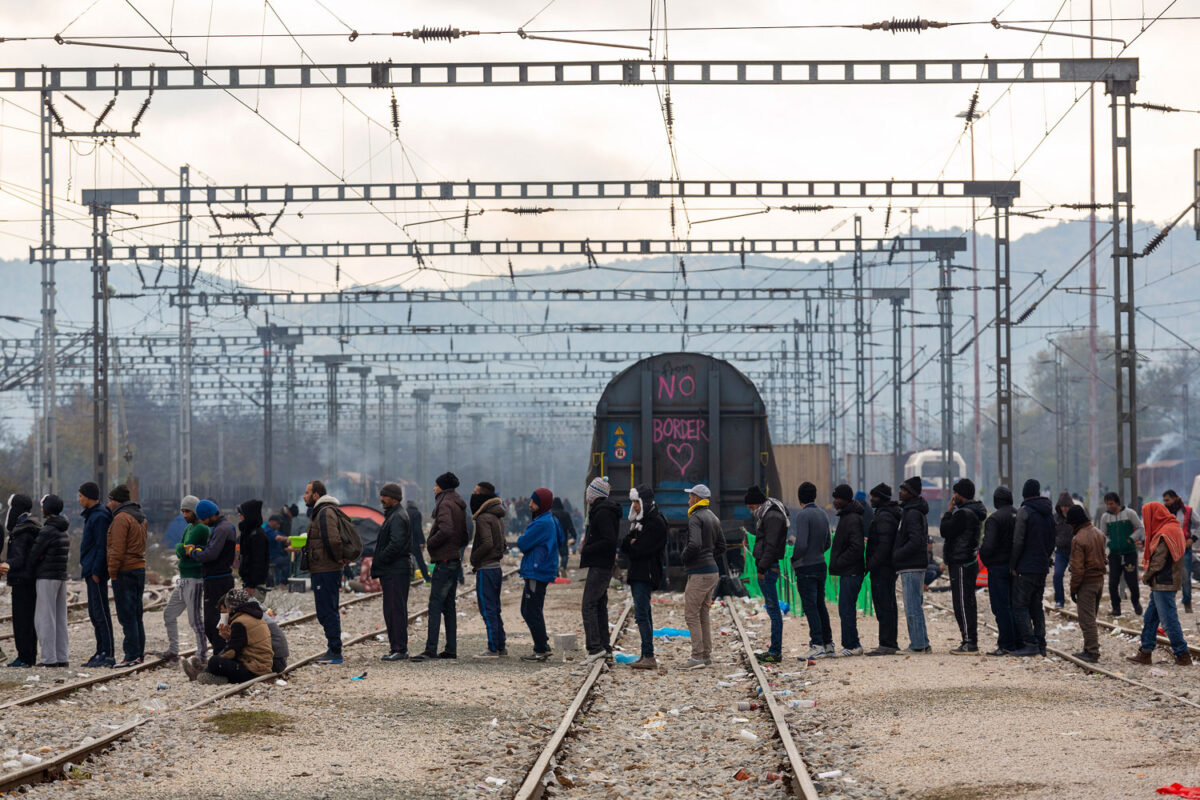 Γεώργιος Κατσάγγελος, «Ειδομένη Ι», 2015-16.