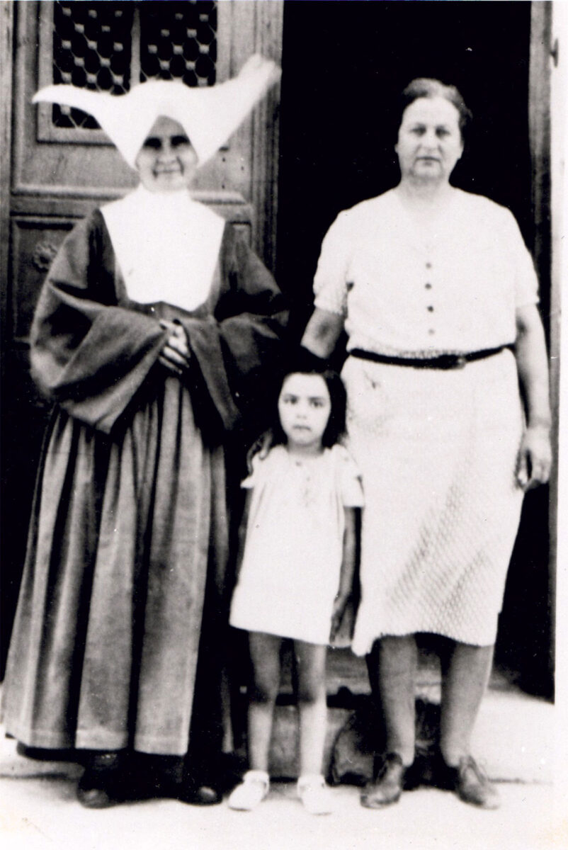 Η αδελφή Ζοζέφ που έκρυψε τη μικρή Ρέινα Ζιλμπέρτα στο Μοναστήρι Καλαμαρί στη Θεσσαλονίκη (© Φωτ. Αρχείο ΕΜΕ).