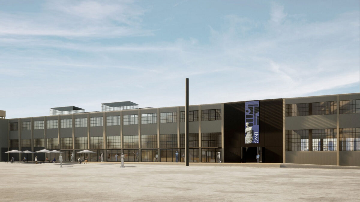 Τρισδιάστατη απεικόνιση της βόρειας πλευράς του κτηρίου (φωτ.: ΥΠΠΟΑ).