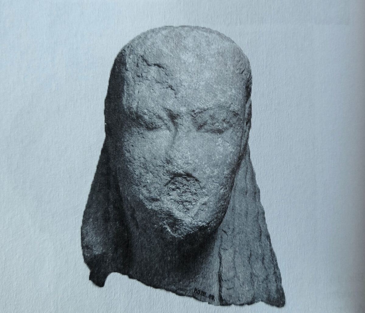 Κεφάλι αρχαϊκού κούρου, Σαντορίνη (Μουσείο Leiden).