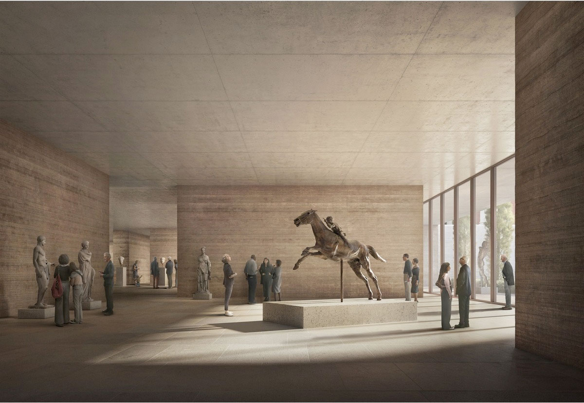 Από την πρόταση για την επέκταση και την αναβάθμιση του Εθνικού Αρχαιολογικού Μουσείου. © Filippo Bolognese Images.