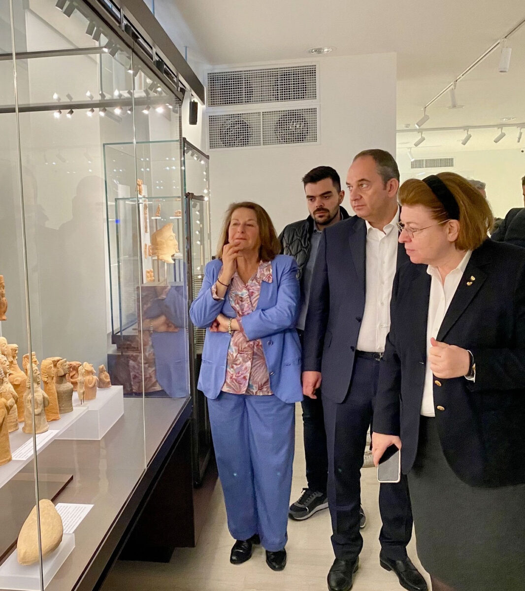 Επίσκεψη στο Αρχαιολογικό Μουσείο Αγίου Νικολάου (φωτ.: ΥΠΠΟΑ).