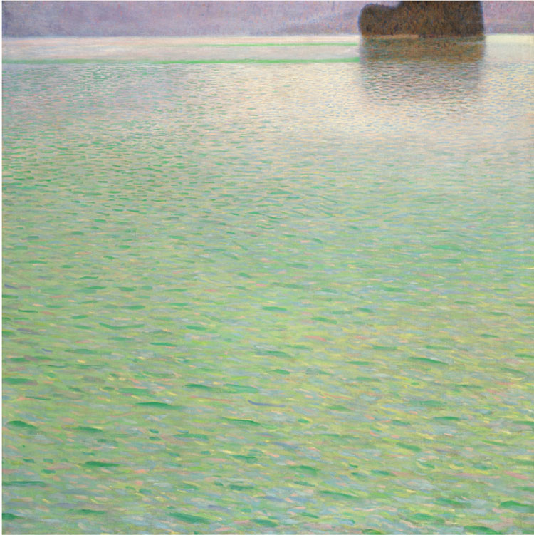 «Insel im Attersee», ο πίνακας του Γκούσταβ Κλιμτ που θα δημοπρατηθεί από τον Οίκο Sotheby's. Πηγή εικόνας: Sotheby's.