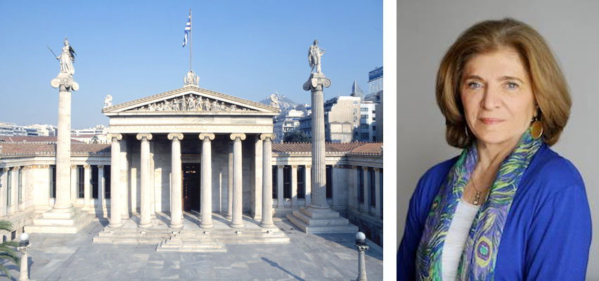 Η Ιόλη Καλαβρέζου τακτικό μέλος της Ακαδημίας Αθηνών