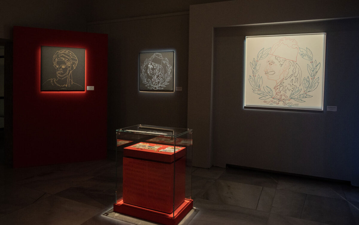 Άποψη της εκθεσιακής ενότητας «Αγών».