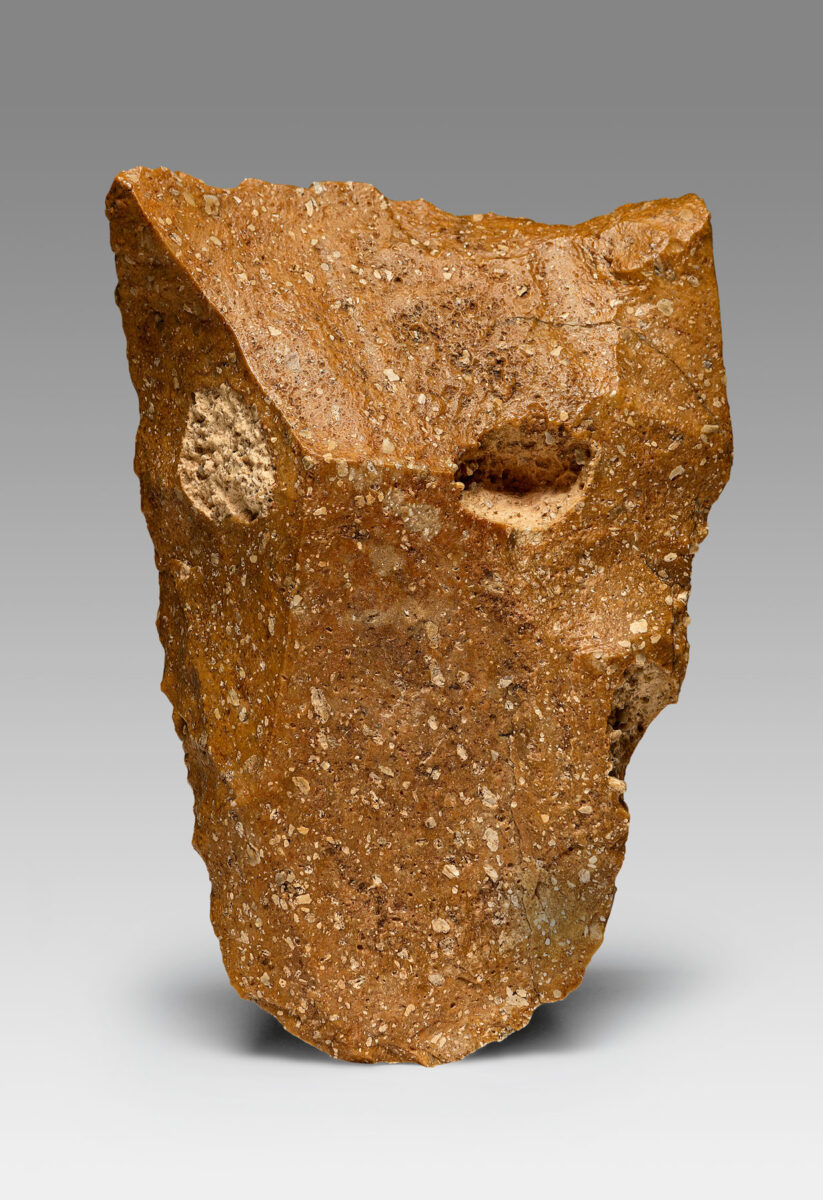 Κοπέας, Μαυριτανία, περ. 800.000-300.000 χρόνια, χαλαζίτης. Συλλογή Τόνι Μπερλάντ. © Κέντρο Γλυπτικής Νάσερ, Ντάλας. Φωτ.: Kevin Todora.