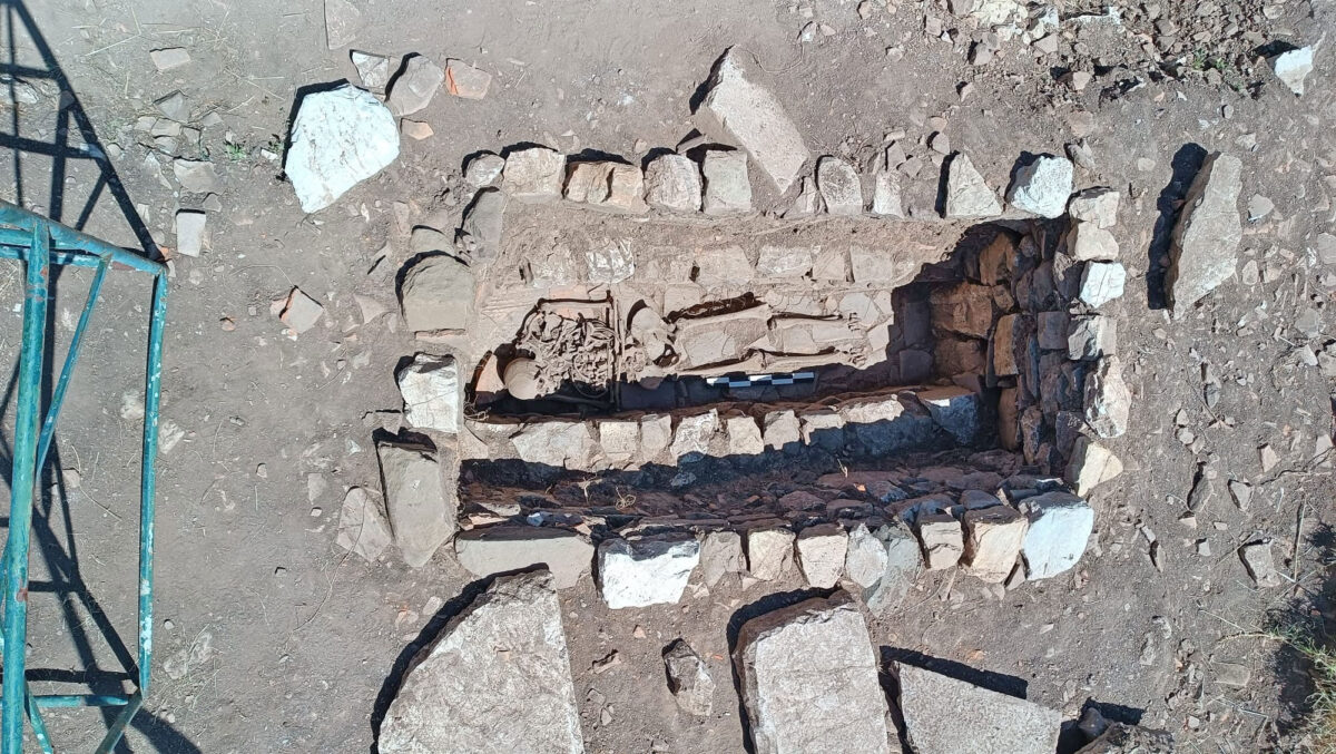 Άποψη της ανασκαφής στην αρχαία Μεσσήνη. Πηγή εικόνας: Ανοικτό Πανεπιστήμιο Κύπρου.