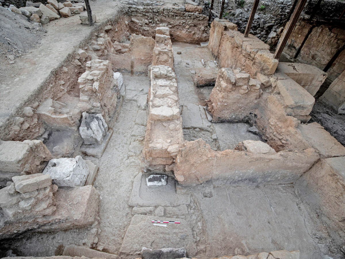 Γενική άποψη της φετινής ανασκαφής από δυτικά. Πηγή εικόνας: ΥΠΠΟ.