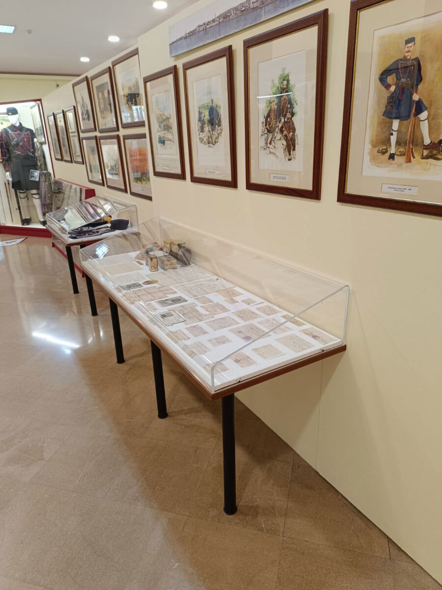 Άποψη της συλλογής στο Πολεμικό Μουσείο Θεσσαλονίκης. Φωτ.: ΑΠΕ-ΜΠΕ / Βασίλης Νικόλτσιος.