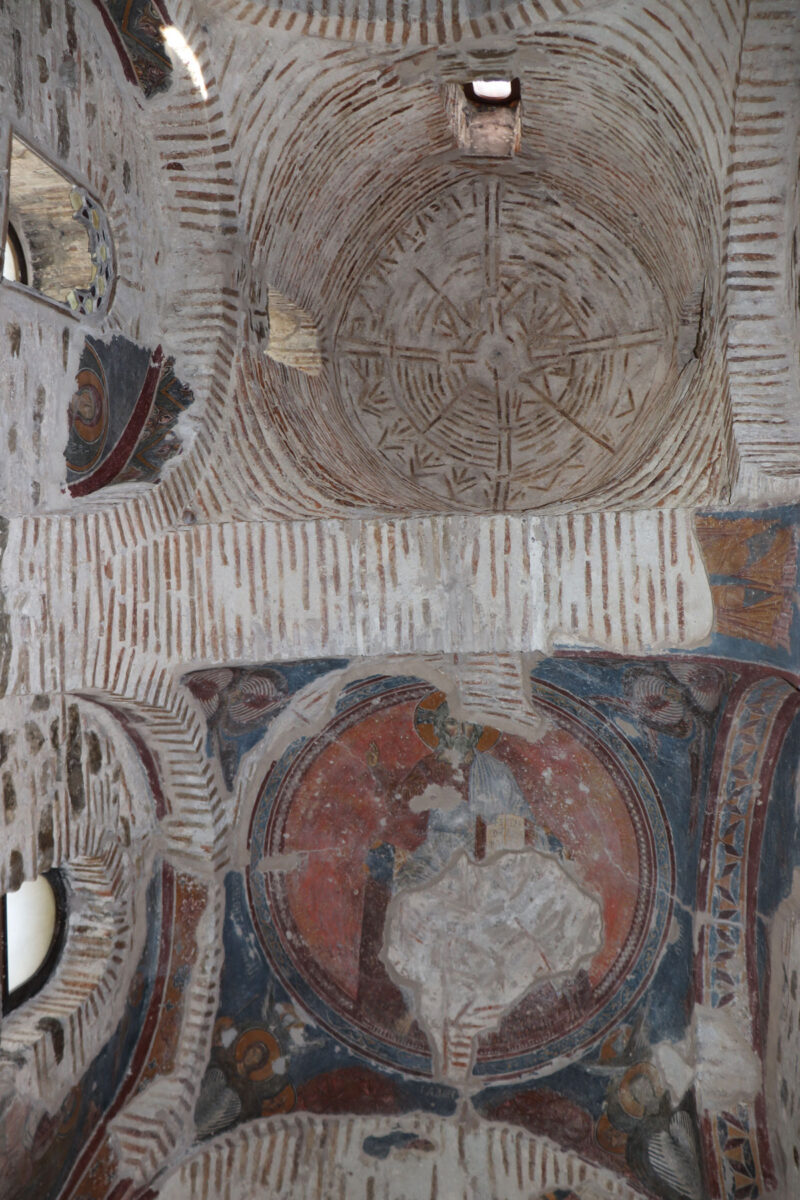 Τοιχογραφία στη μονή Παναγίας Βλαχέρνας μετά τις εργασίες συντήρησης. Πηγή εικόνας: ΕΦΑ Άρτας.