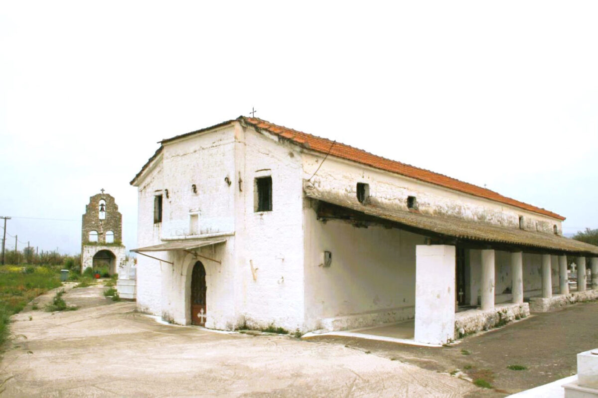 Ο ναός Κοιμήσεως της Θεοτόκου στο Κομμένο Άρτας. Πηγή εικόνας: Εφορεία Αρχαιοτήτων Άρτας.