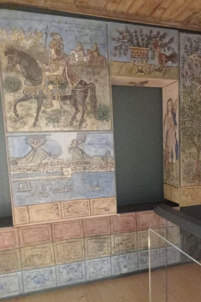 Μουσείο Νεότερου Ελληνικού Πολιτισμού. Τοιχογραφία του Θεόφιλου. Πηγή εικόνας: ΥΠΠΟ.