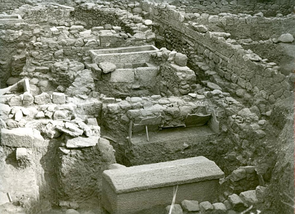 Αρχαιολογικός χώρος στο π. οικόπεδο Ε. Μύγια. Πηγή εικόνας: ΥΠΠΟ.