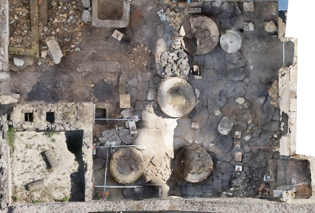 Άποψη του χώρου της ανασκαφής. Πηγή εικόνας: Parco archeologico di Pompei.