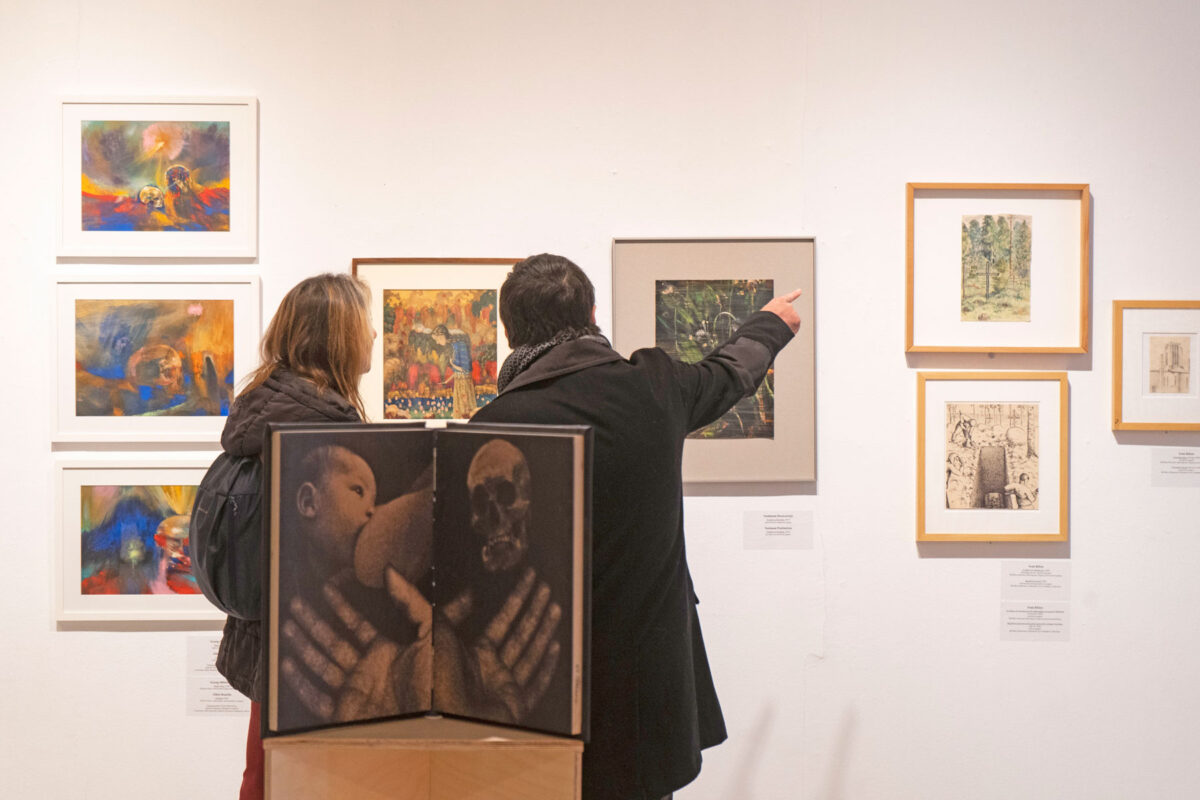 Άποψη της έκθεσης «Vanitas. Ιστορίες από το επέκεινα». Φωτ.: Αντώνης Βλάχος.