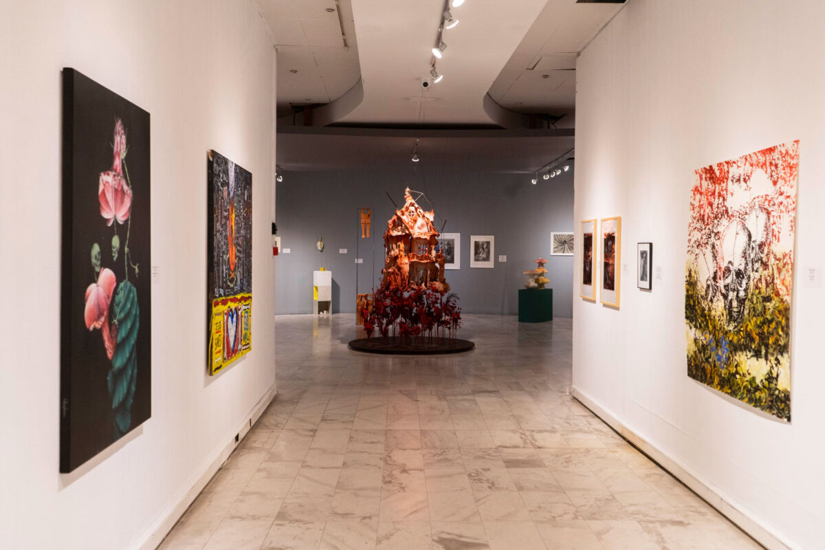 Άποψη της έκθεσης «Vanitas. Ιστορίες από το επέκεινα». Φωτ.: Αντώνης Βλάχος.