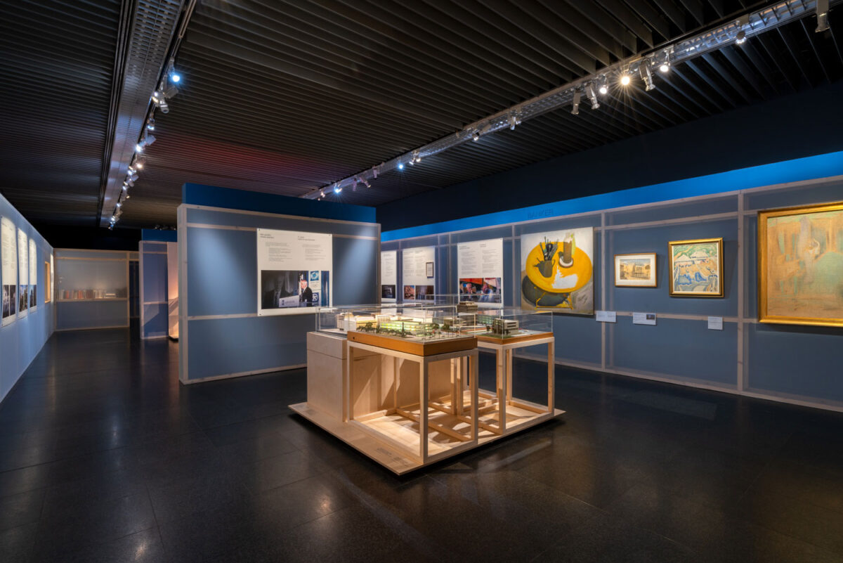 Άποψη της έκθεσης στο Μουσείο Μπενάκη.