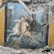 Εντυπωσιακή τοιχογραφία του Φρίξου και της Έλλης αποκαλύφθηκε στην Πομπηία