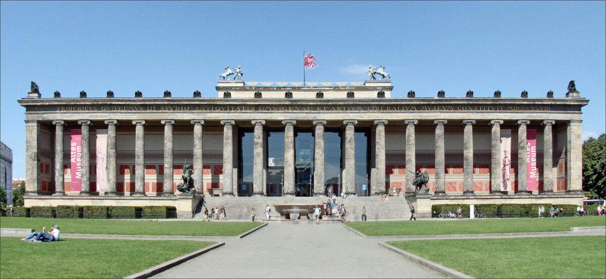 Το Altes Museum στο Βερολίνο. Πηγή εικόνας: Βικιπαίδεια.