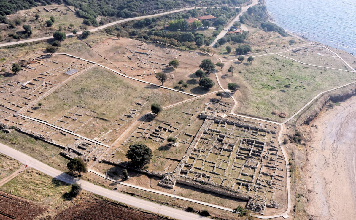Ο αρχαιολογικός χώρος της Ζώνης. Πηγή εικόνας: Αρχείο της ΕΦΑ Έβρου.