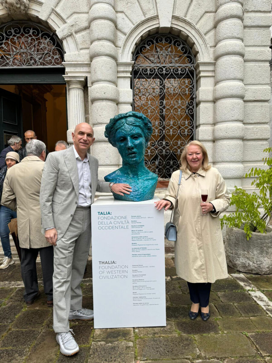 «Ελληνικές Κεφαλές» του Γεωργίου Πετρίδη στον Άγ. Γεώργιο της Βενετίας