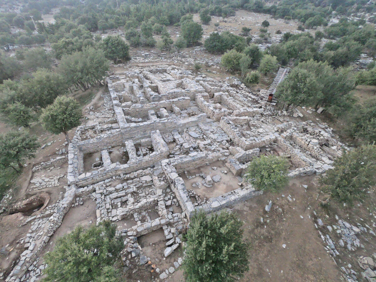 Άποψη της ανασκαφής στη Ζώμινθο. Πηγή εικόνας: ΥΠΠΟ.